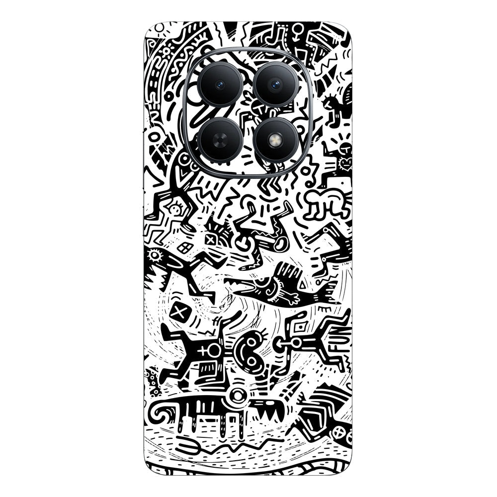 Monochromatic Psycho skin on Redmi Note 15 (5G) by Decalz