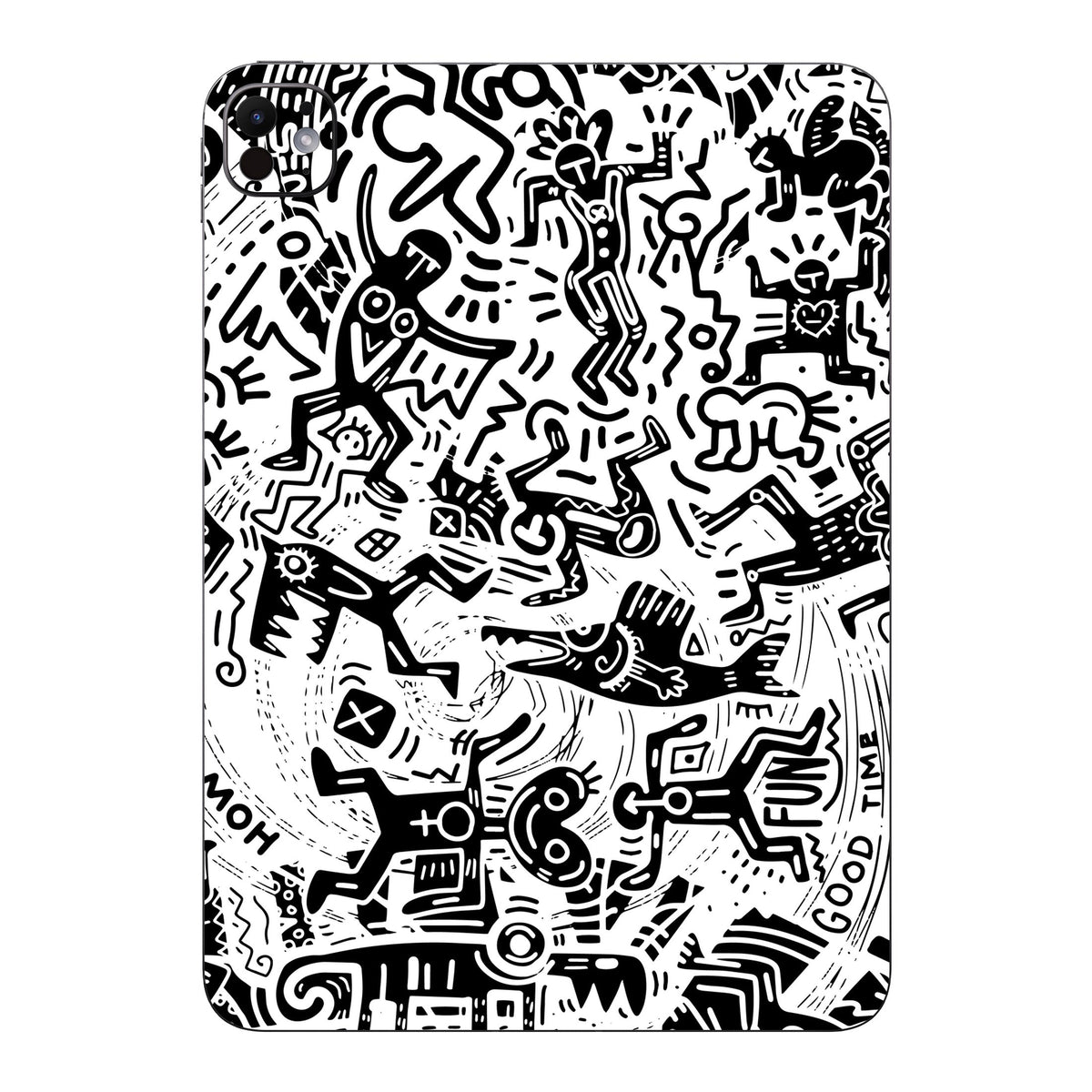 Monochromatic Psycho skin on iPad Pro 11-inch M5 by Decalz