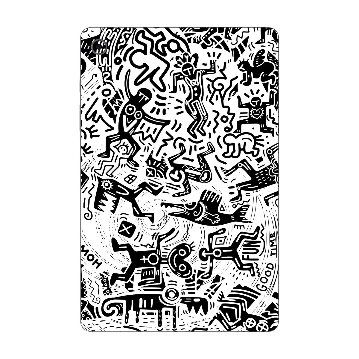 Monochromatic Psycho skin on Samsung Galaxy Tab S10 Lite by Decalz