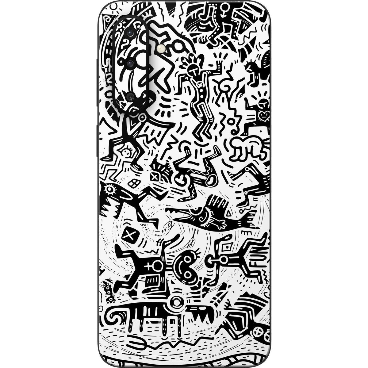 Monochromatic Psycho skin on Samsung Galaxy F36 (5G) by Decalz