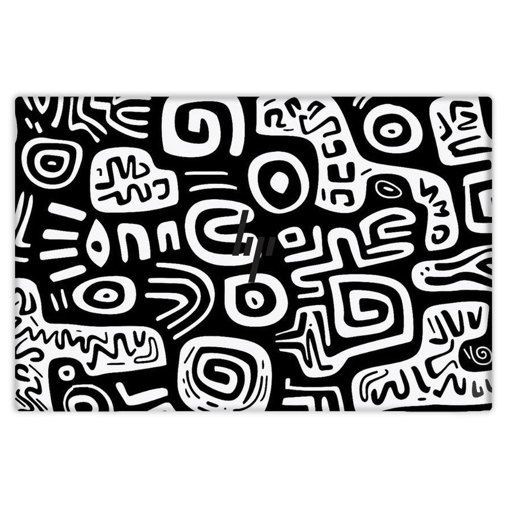 Monochrome Primitive Art skin on Hp Elitebook 840 G7 by Decalz