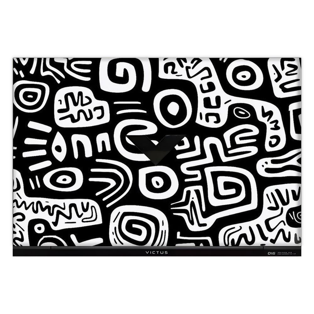 Monochrome Primitive Art