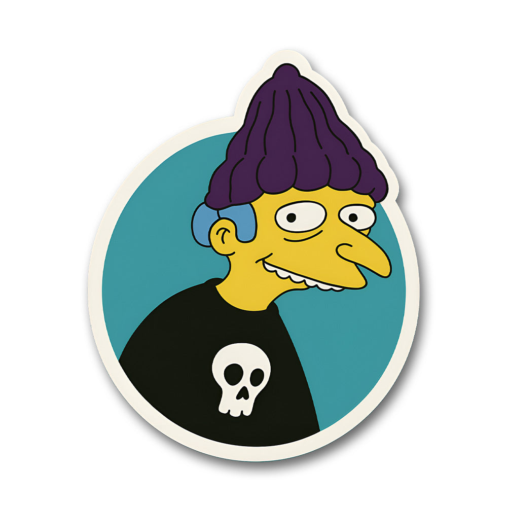 Mr Burns As A Jimbo Jones Simpsons Sticker