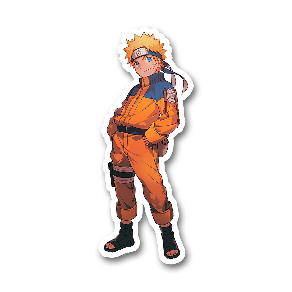 Naruto Uzumaki Expression Anime Sticker