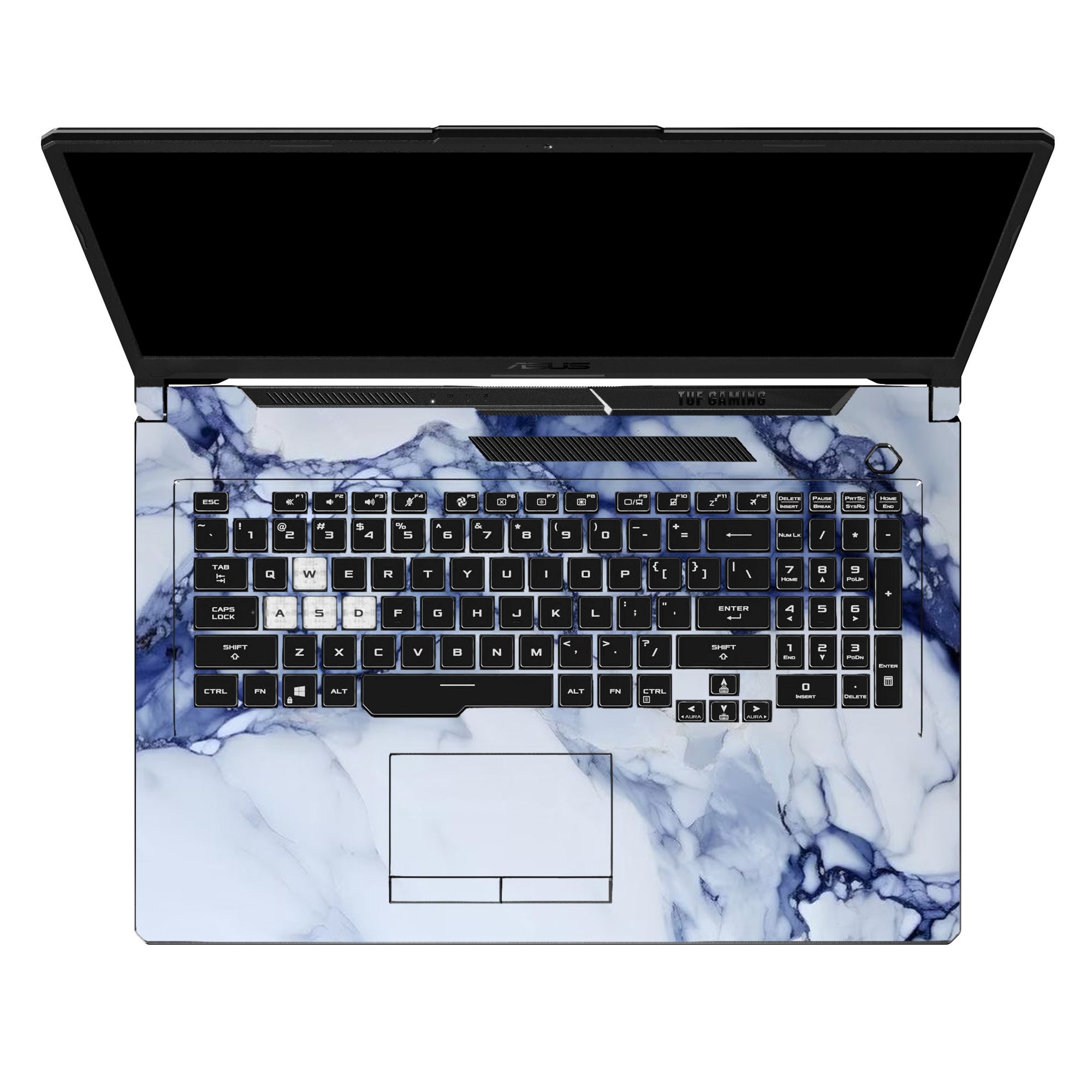 Navy Blue Marble by Decalz
