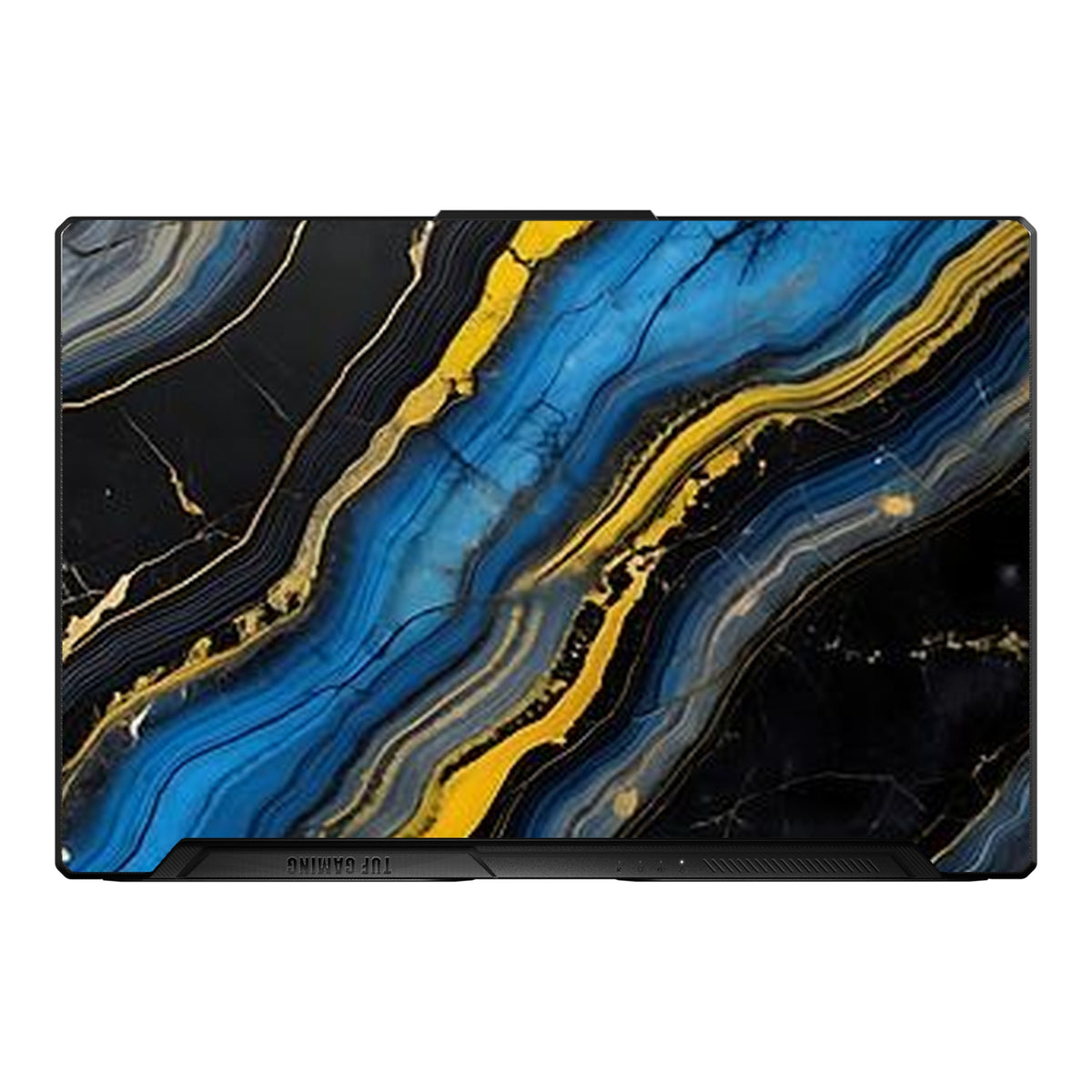 Navy Gold Wave Marble by Decalz