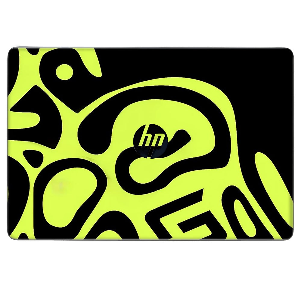 Neon Liquid Flow skin on Hp Notebook 15s-BS0XX by Decalz
