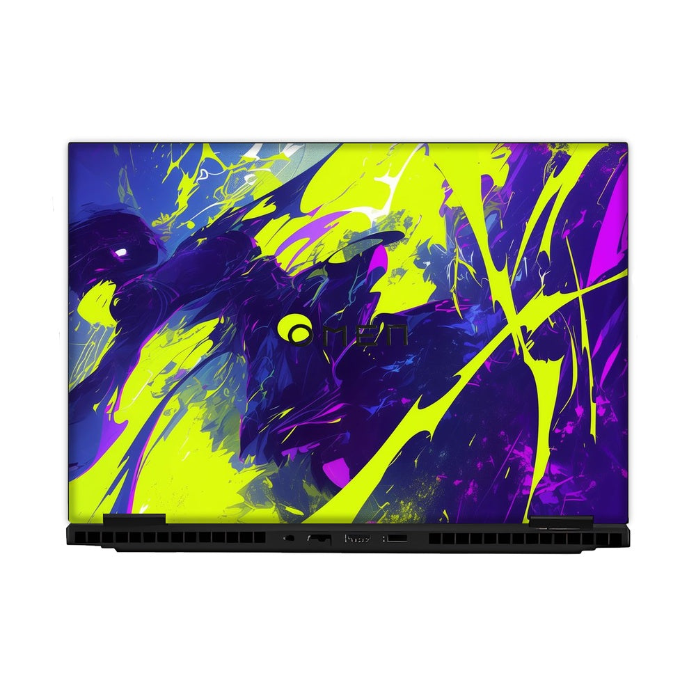 Neon Paint Explosion skin on Hp Omen Gaming 16-AM0241TX by Decalz