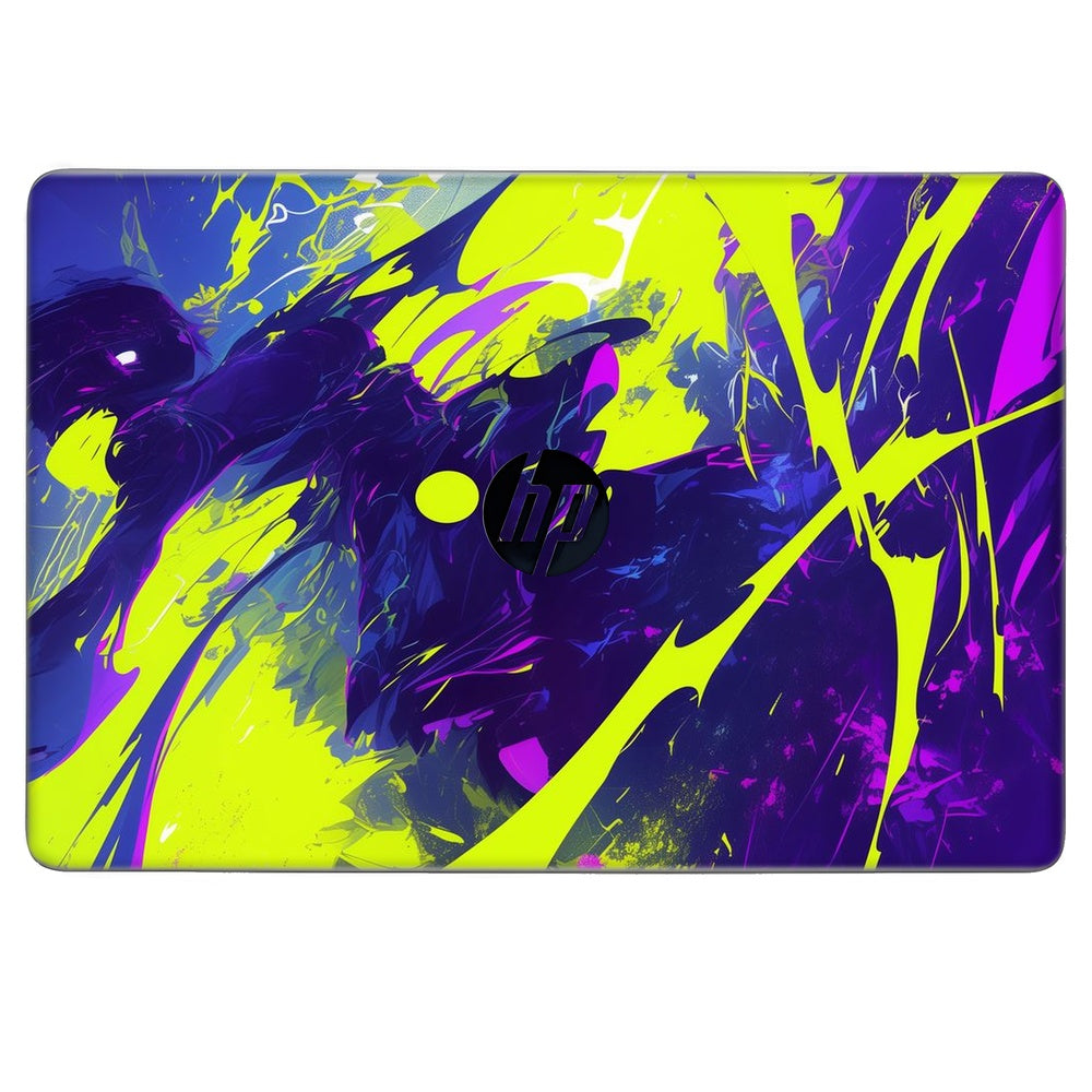 Neon Paint Explosion skin on Hp Notebook 15s-DU0072TX by Decalz