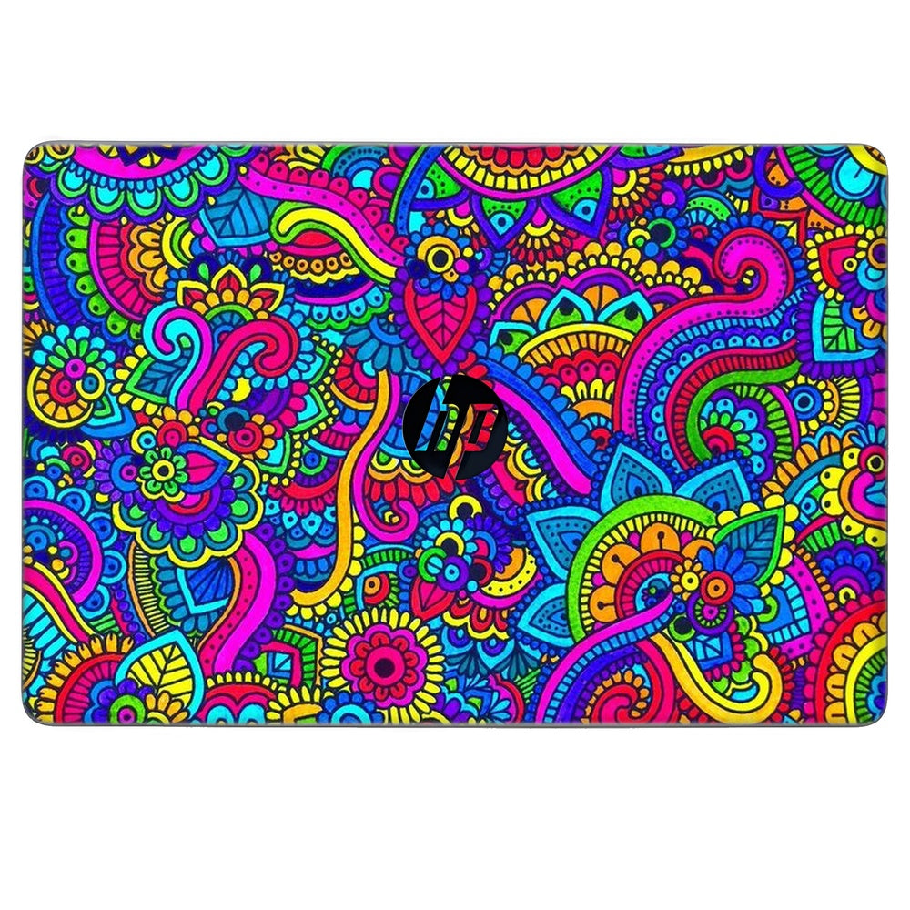 Neon Pulse skin on Hp Notebook 15s-DU0072TX by Decalz