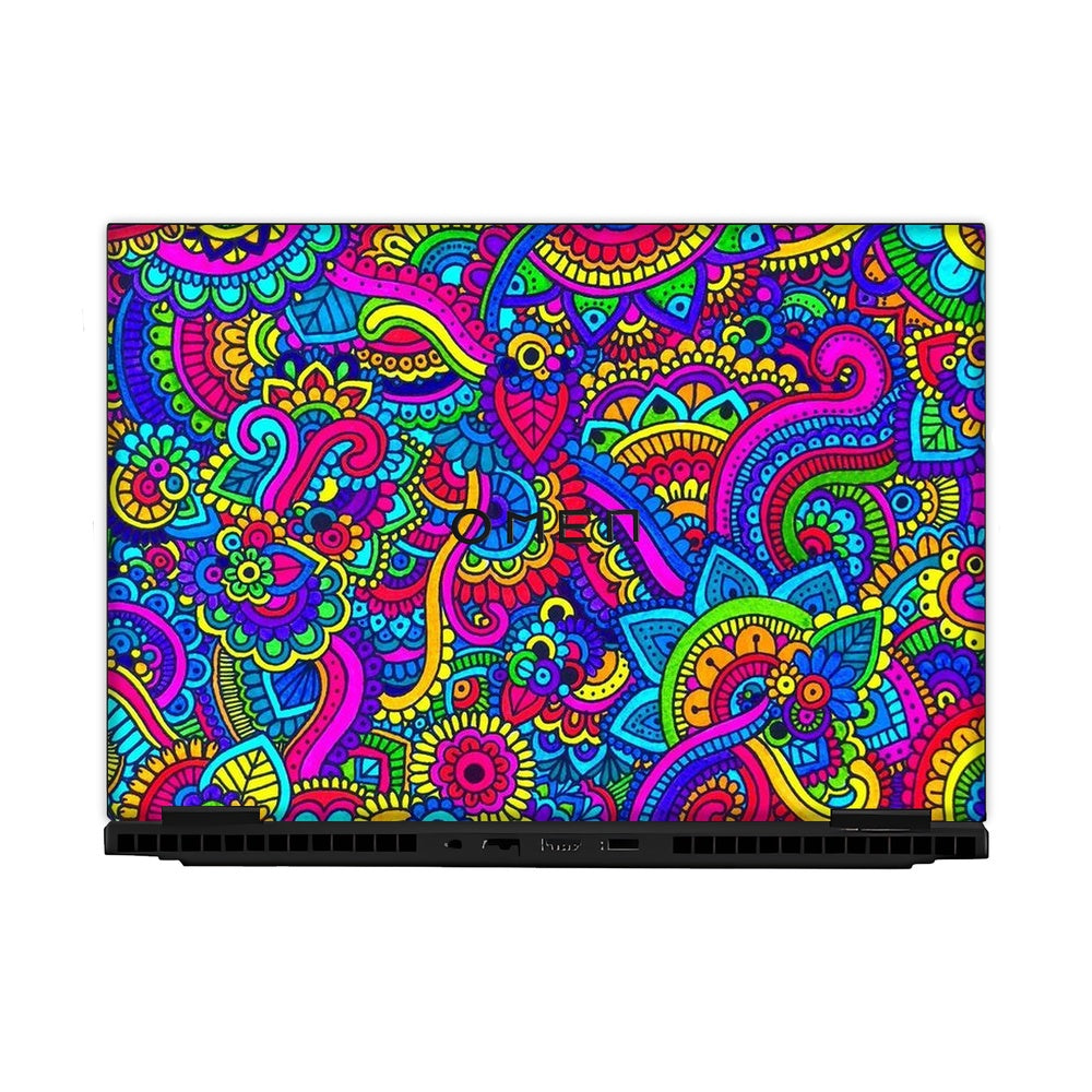 Neon Pulse skin on Hp Omen Gaming 16-AM0241TX by Decalz