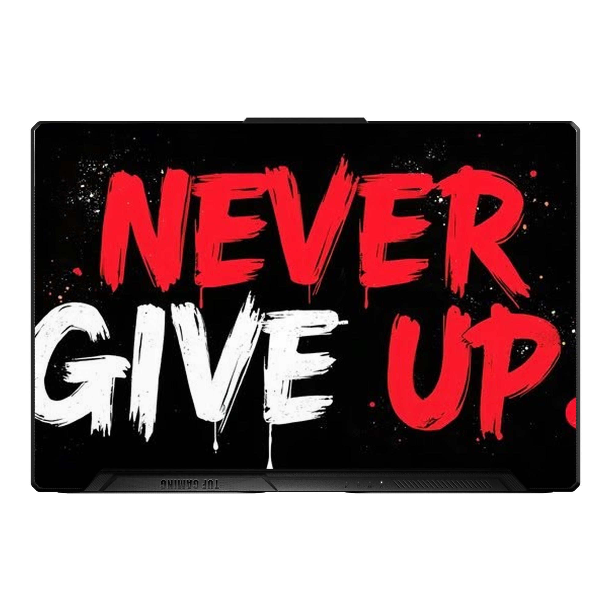Never Give Up Grunge by Decalz