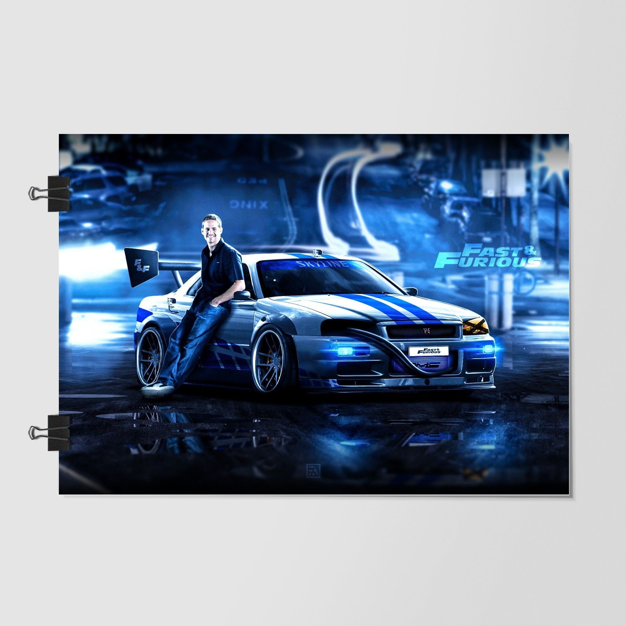 Nissan Skyline Gtr Black by Decalz