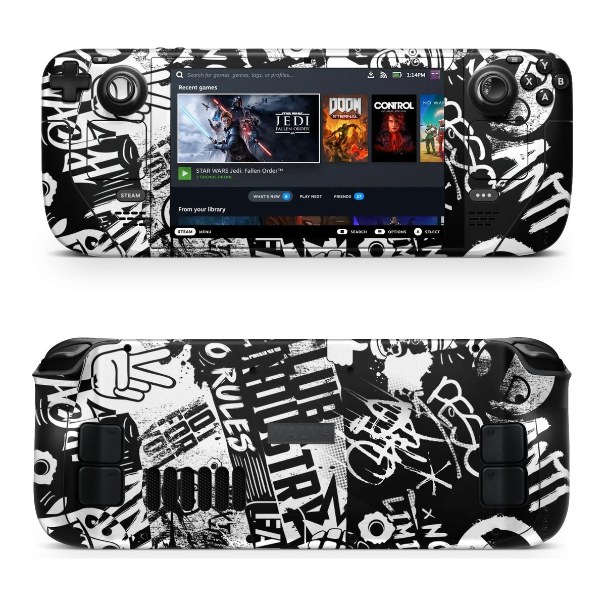 No limits Steam Deck skin by Decalz