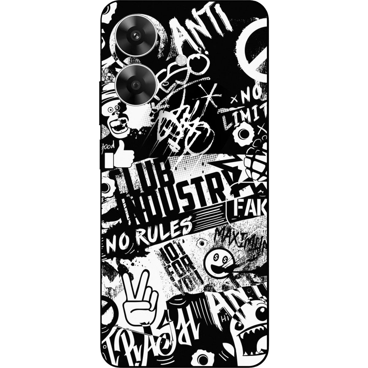 No limits skin on Realme Narzo N61 by Decalz
