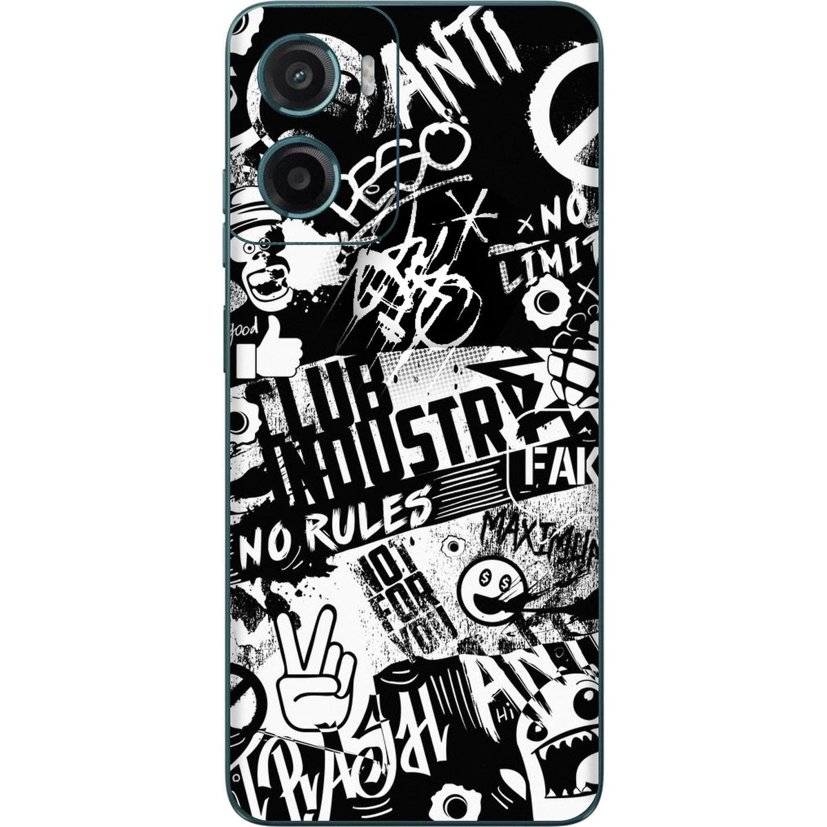 No limits skin on Moto G05 by Decalz