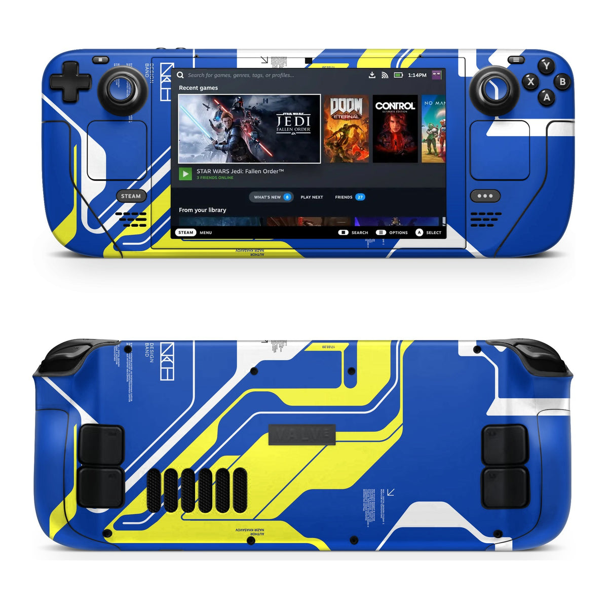 Nova Steam Deck skin by Decalz