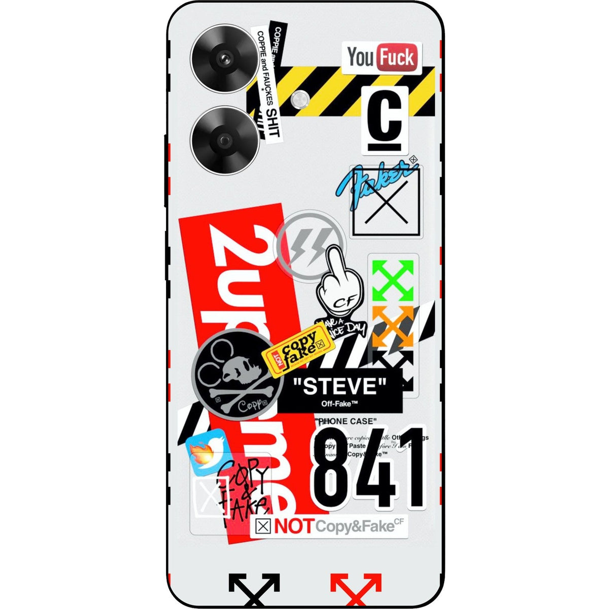 OffPreme skin on Realme Narzo N61 by Decalz