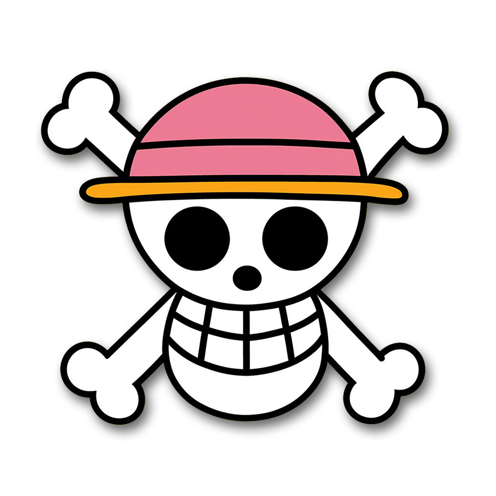 One Piece Jolly Roger Logo Sticker