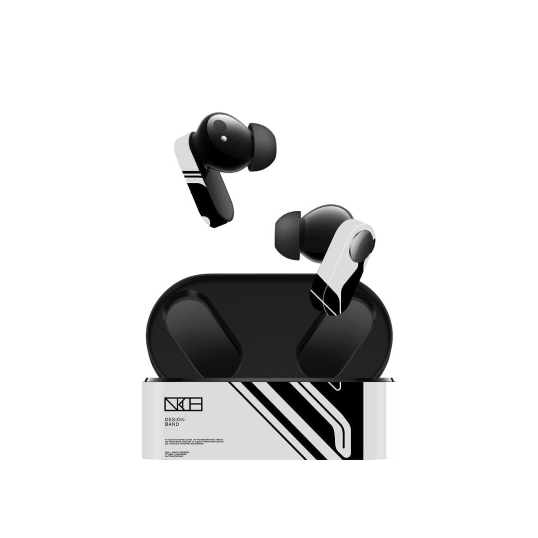 Oneplus Nord Buds White Cyberpunk skins