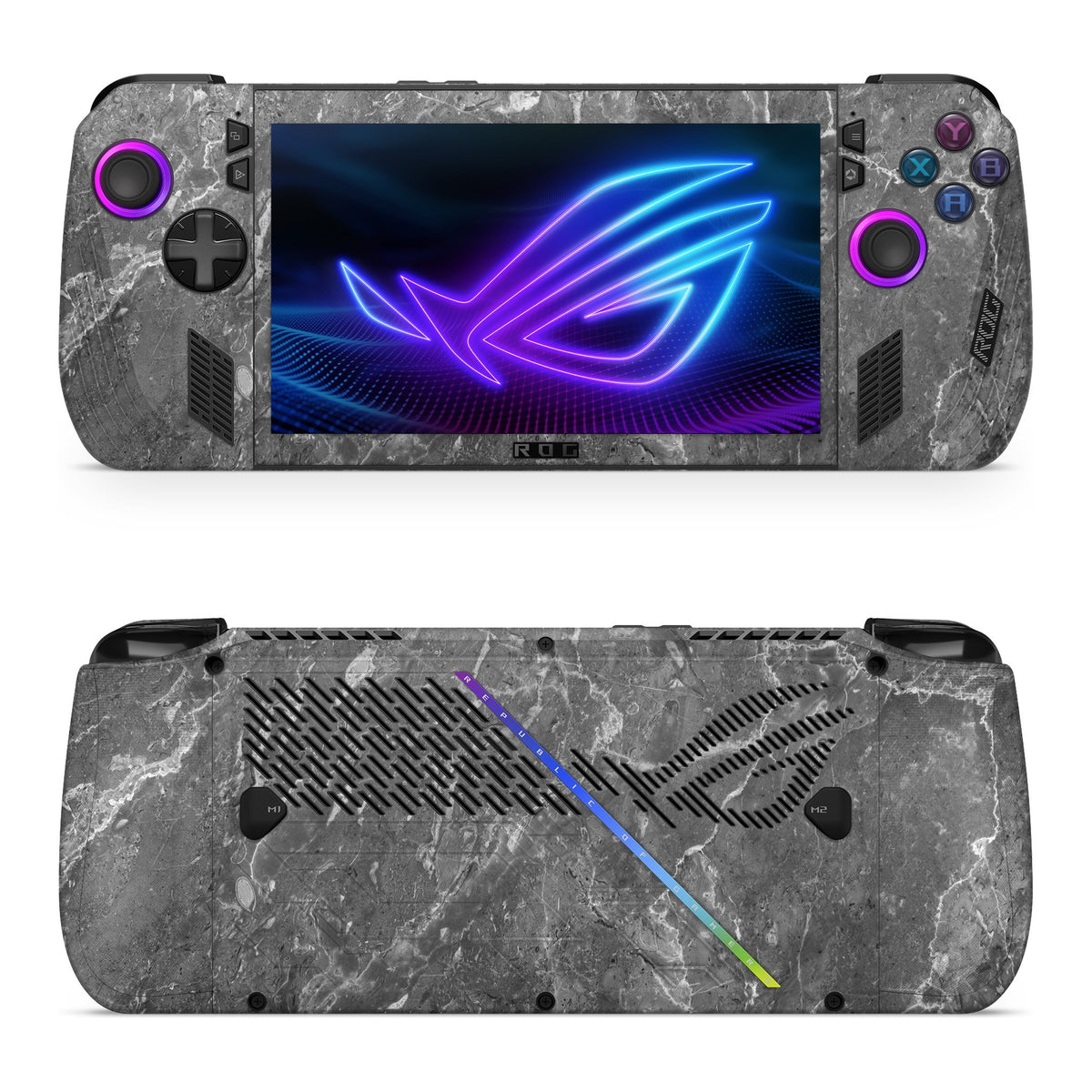 Onyx Marble Asus ROG Xbox Ally X skin by Decalz