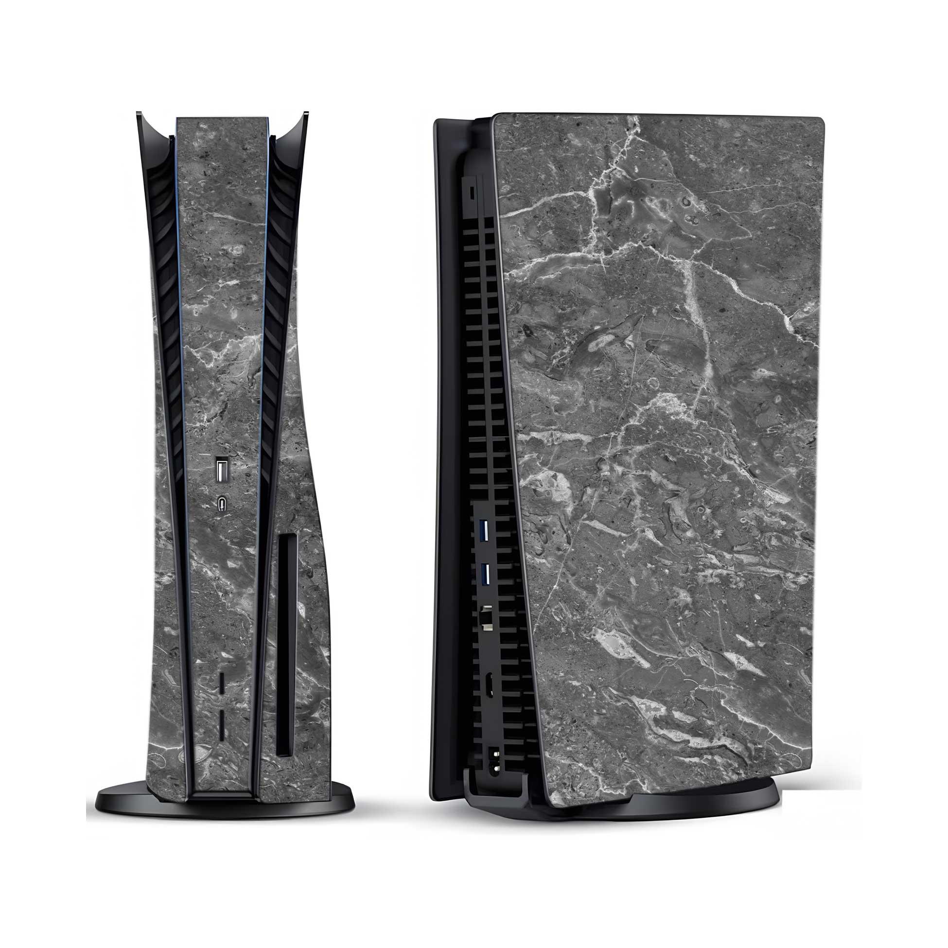 Onyx Marble PlayStation 5 Fat Skins & Wraps