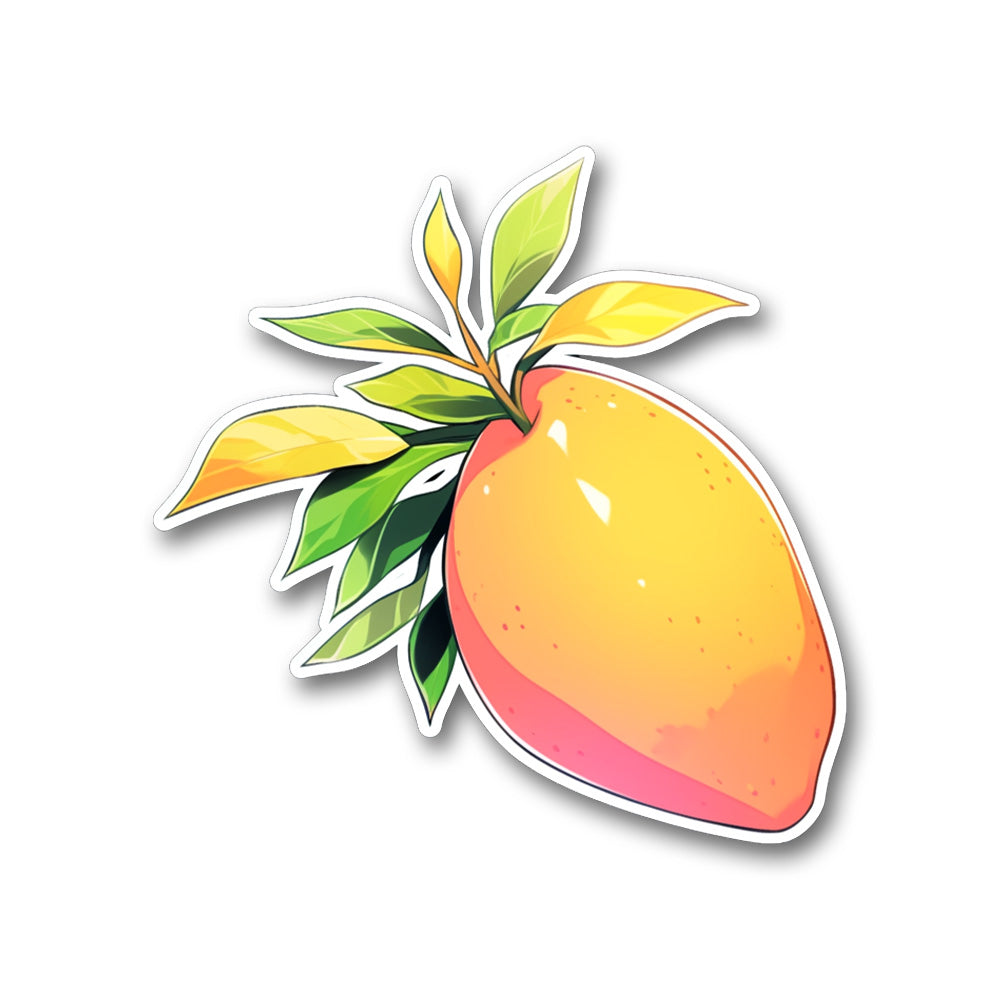 Orange Mango Aesthetic Sticker