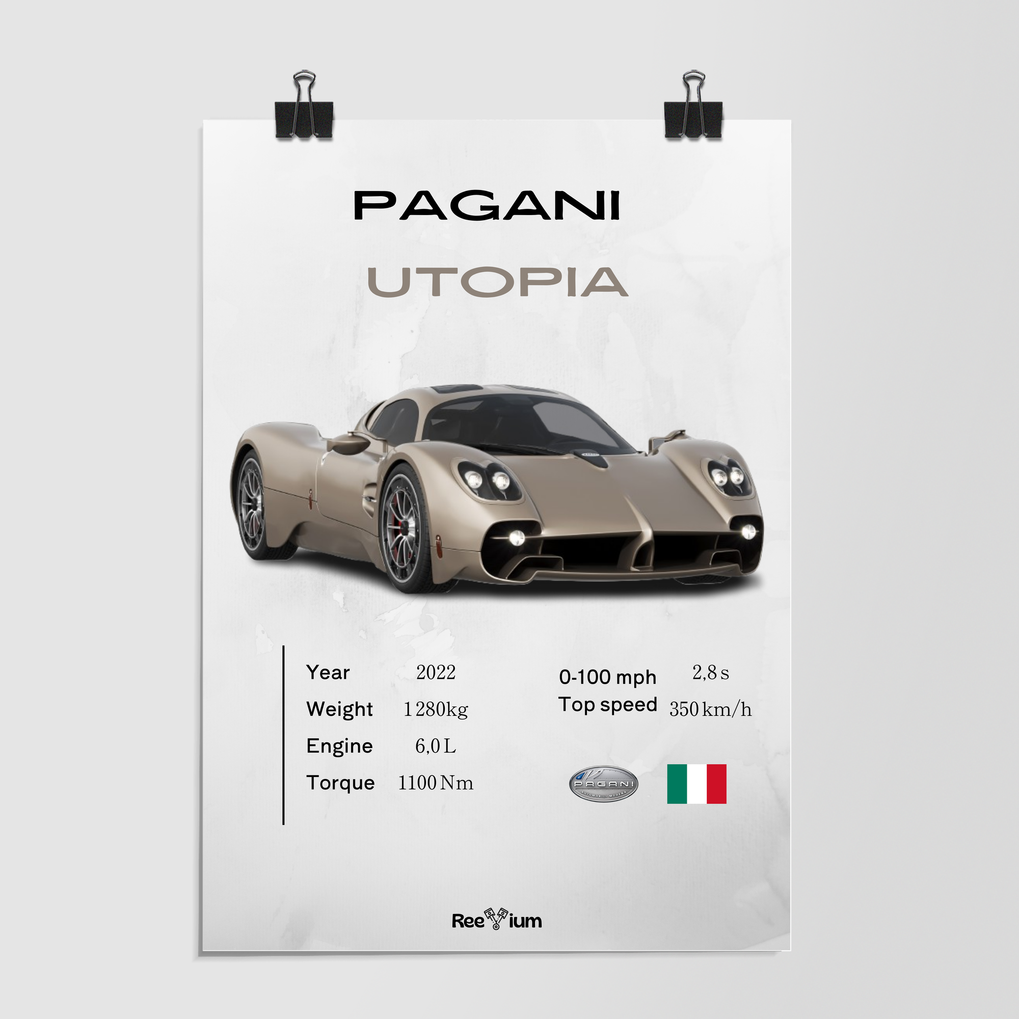 Pagani Utopia White by Decalz