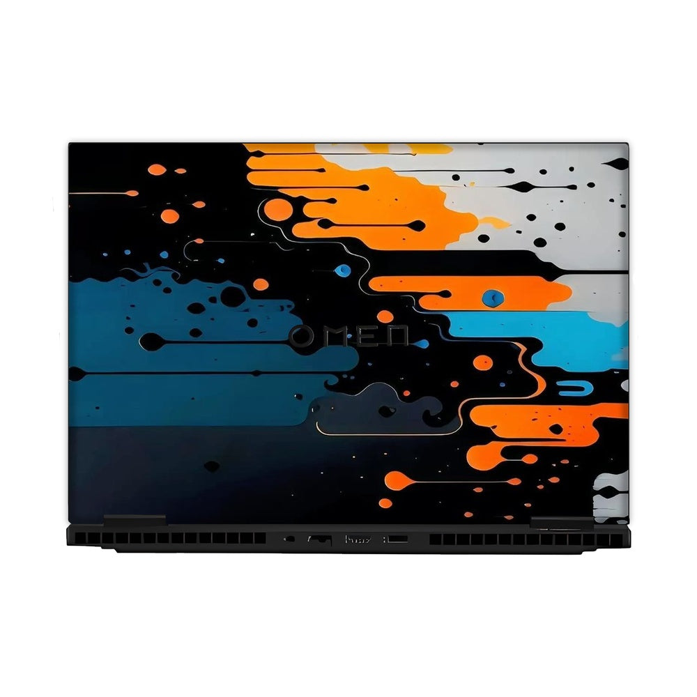 Paint Drips skin on Hp Omen Gaming 16-AM0241TX by Decalz