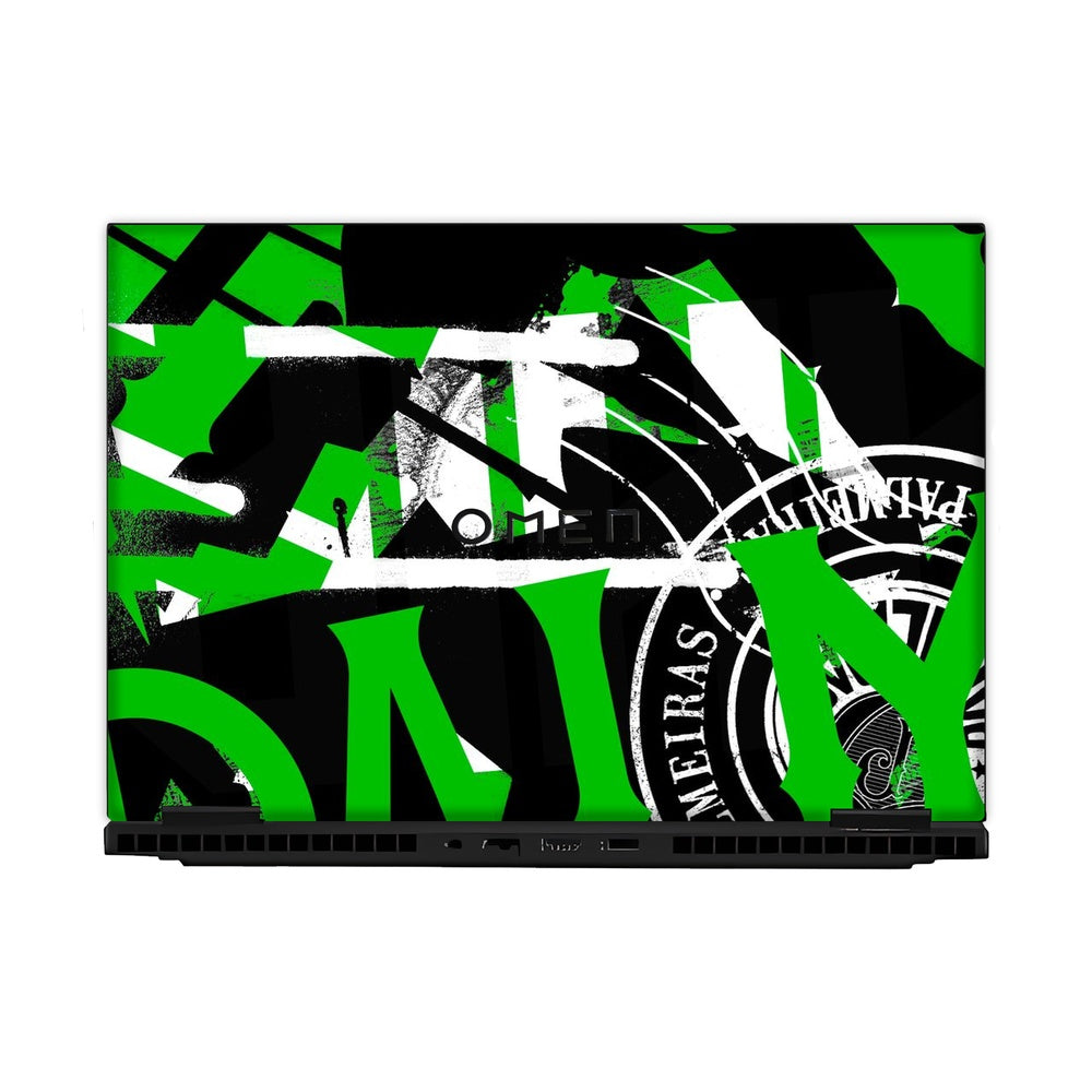 Palmeiras Green Graphics skin on Hp Omen Gaming 16-AM0241TX by Decalz