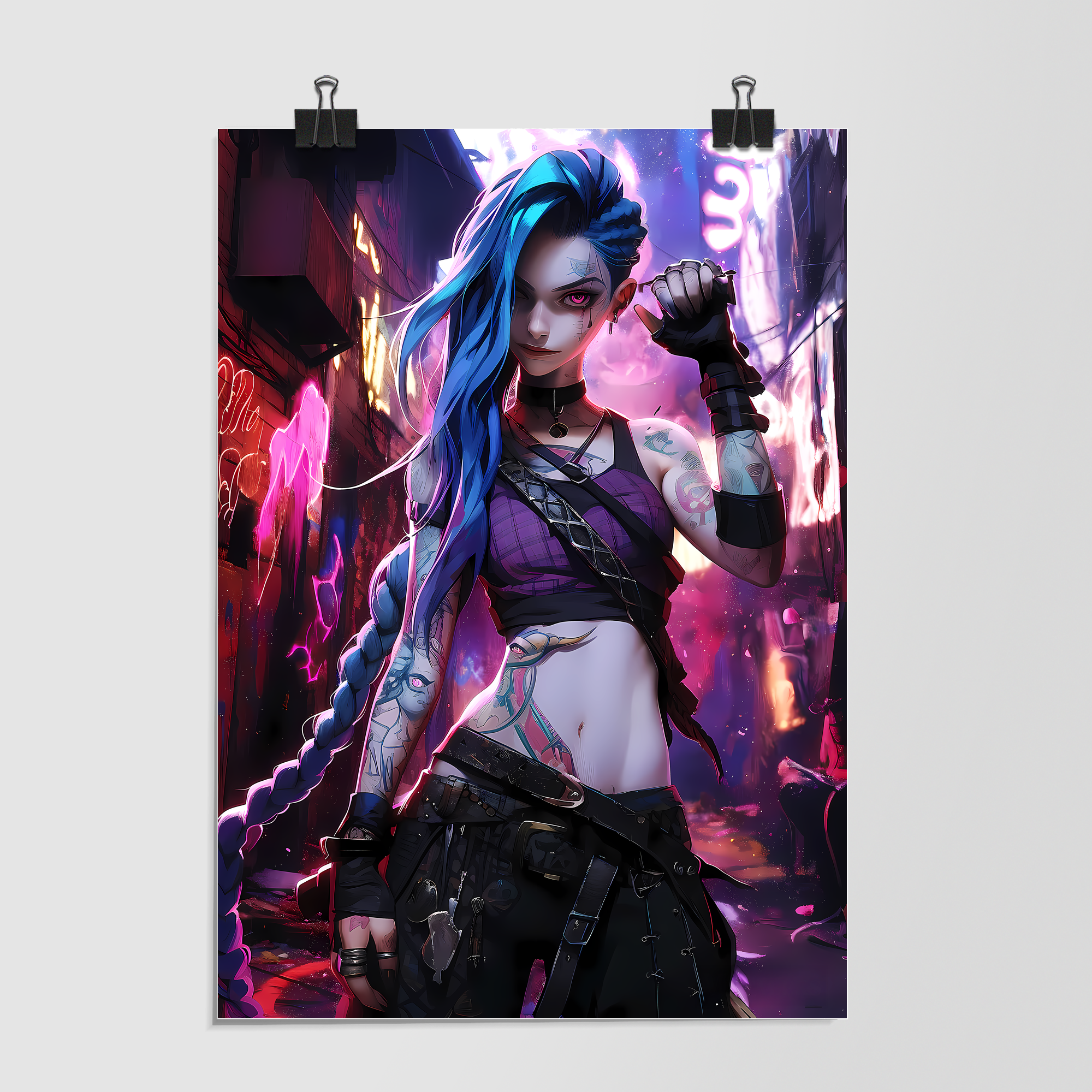 Blue Haired Loose Cannon by Decalz