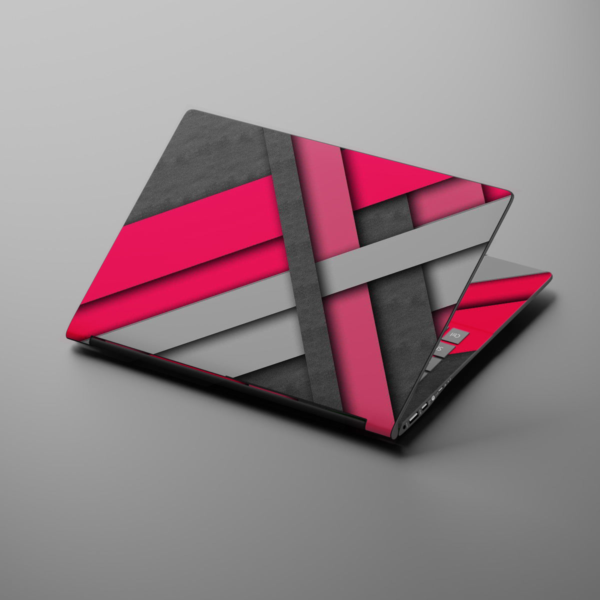 Pink & Grey - Laptop Skins