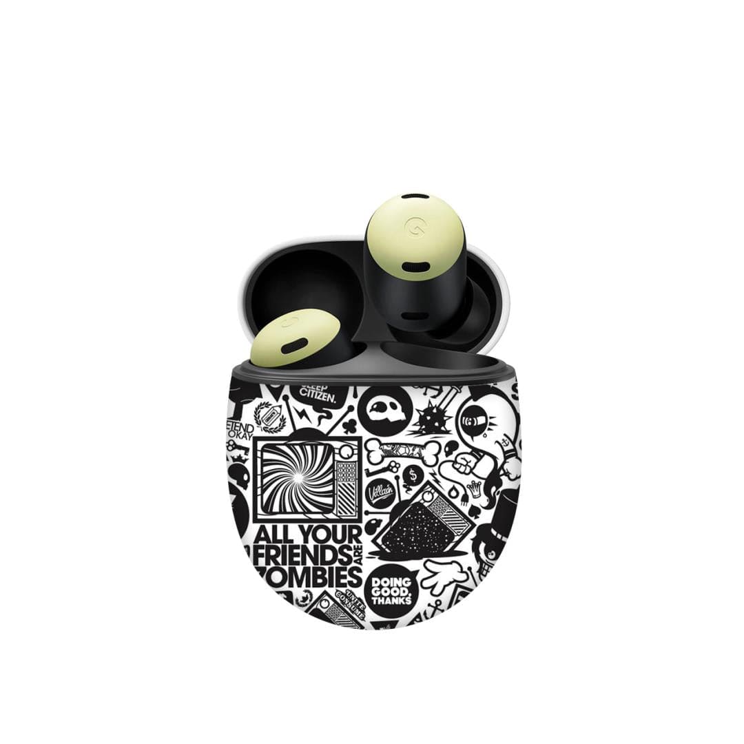 Pixel Buds Pro All Your Friends are Zombies skins