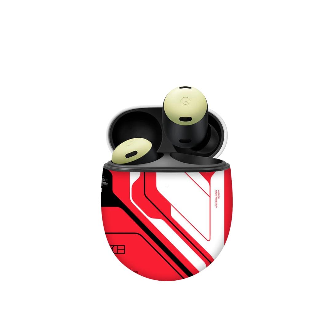 Pixel Buds Pro Cyber Red skins