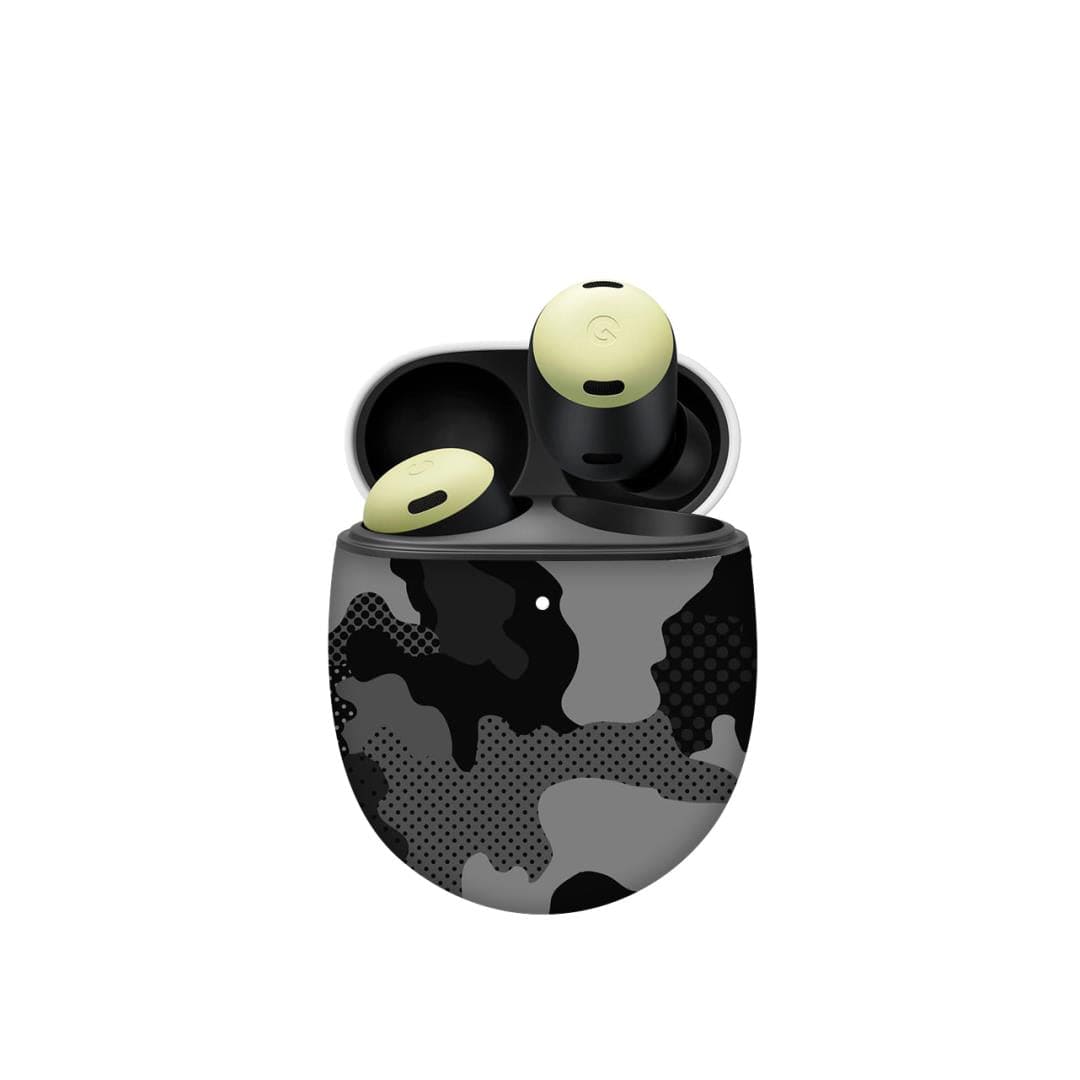 Pixel Buds Pro Military Black Camo skins