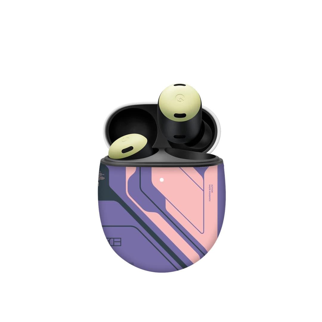Pixel Buds Pro Purple Cyberpunk skins