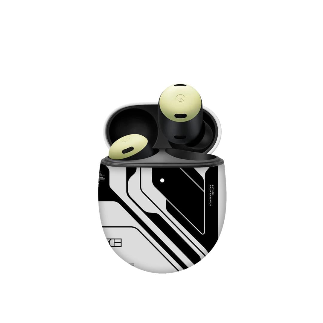 Pixel Buds Pro White Cyberpunk skins