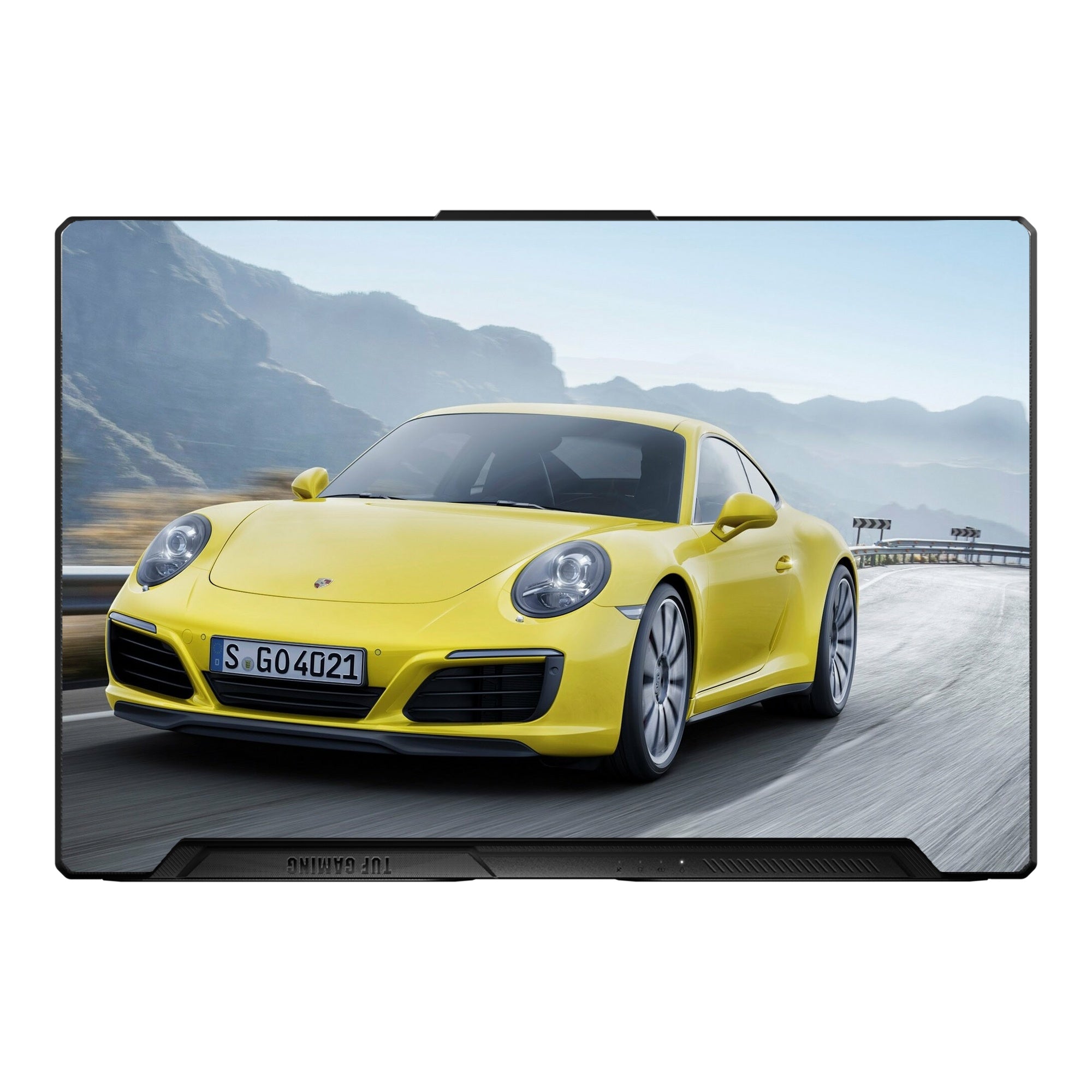Porsche 911 Silver Studio Shot by Decalz