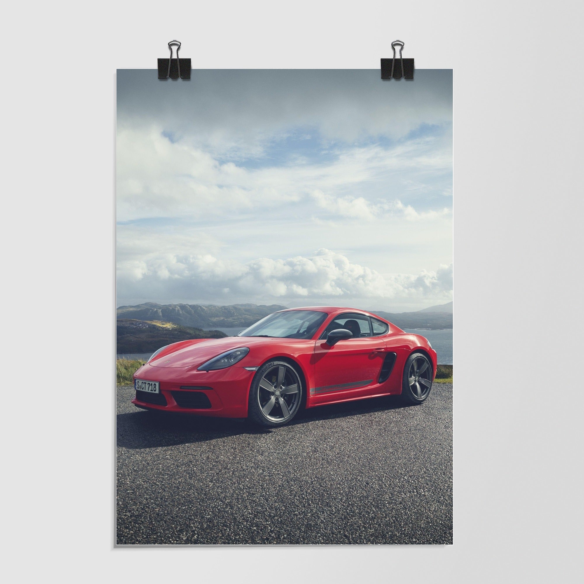 Porsche 718 Silver by Decalz