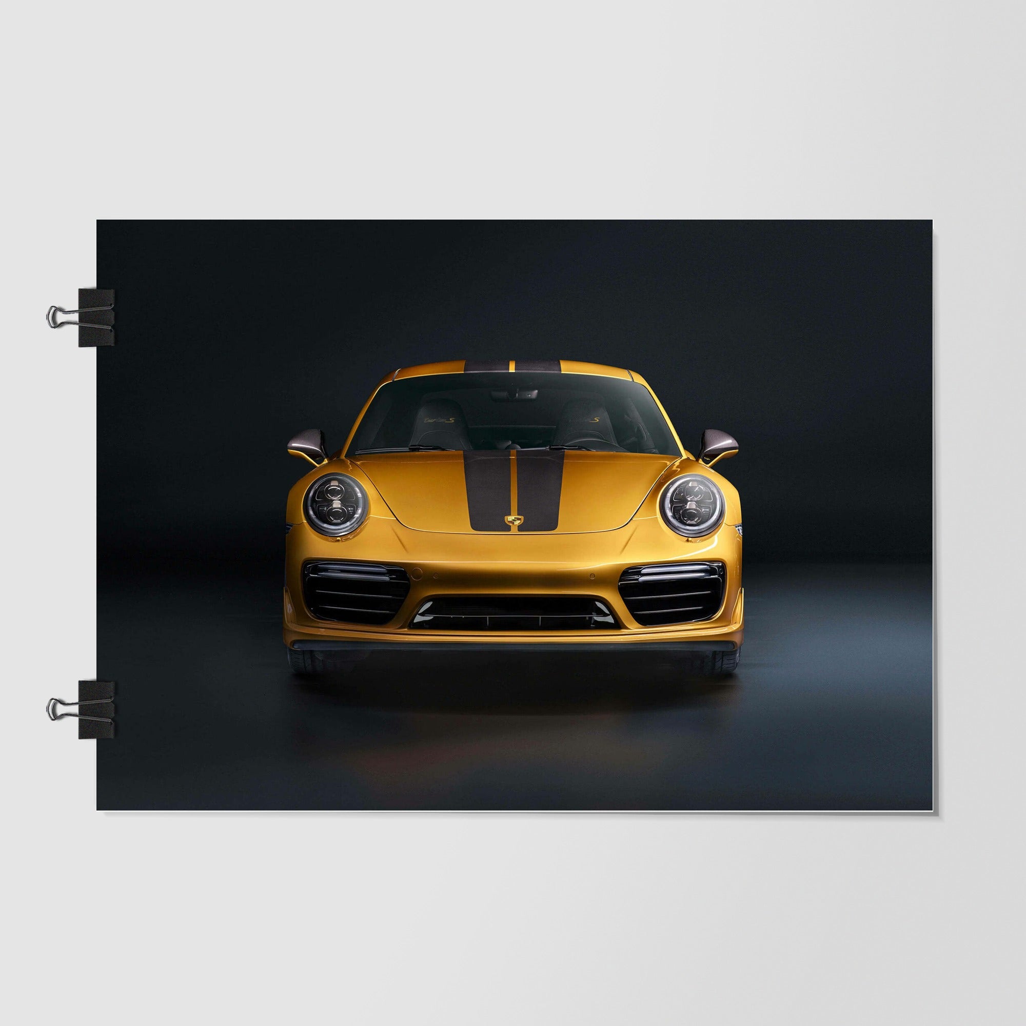 Porsche 911 Black Street Shot by Decalz