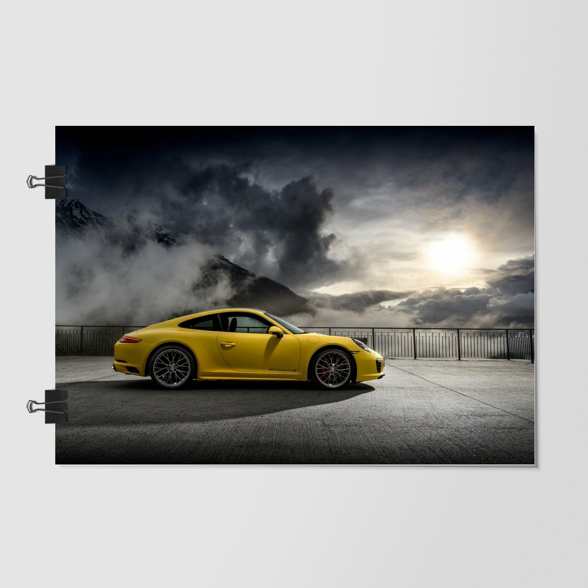 Porsche 911 Brown Dramatic Lighting by Decalz