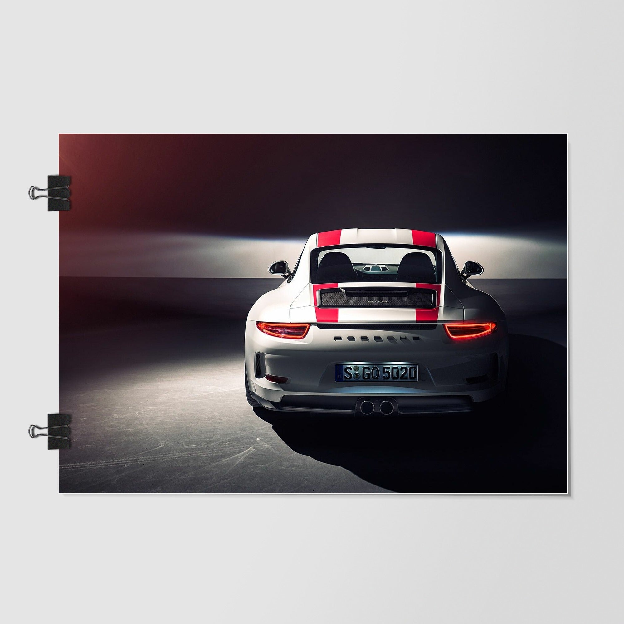 Porsche 911 Dark Green Dynamic Angle by Decalz