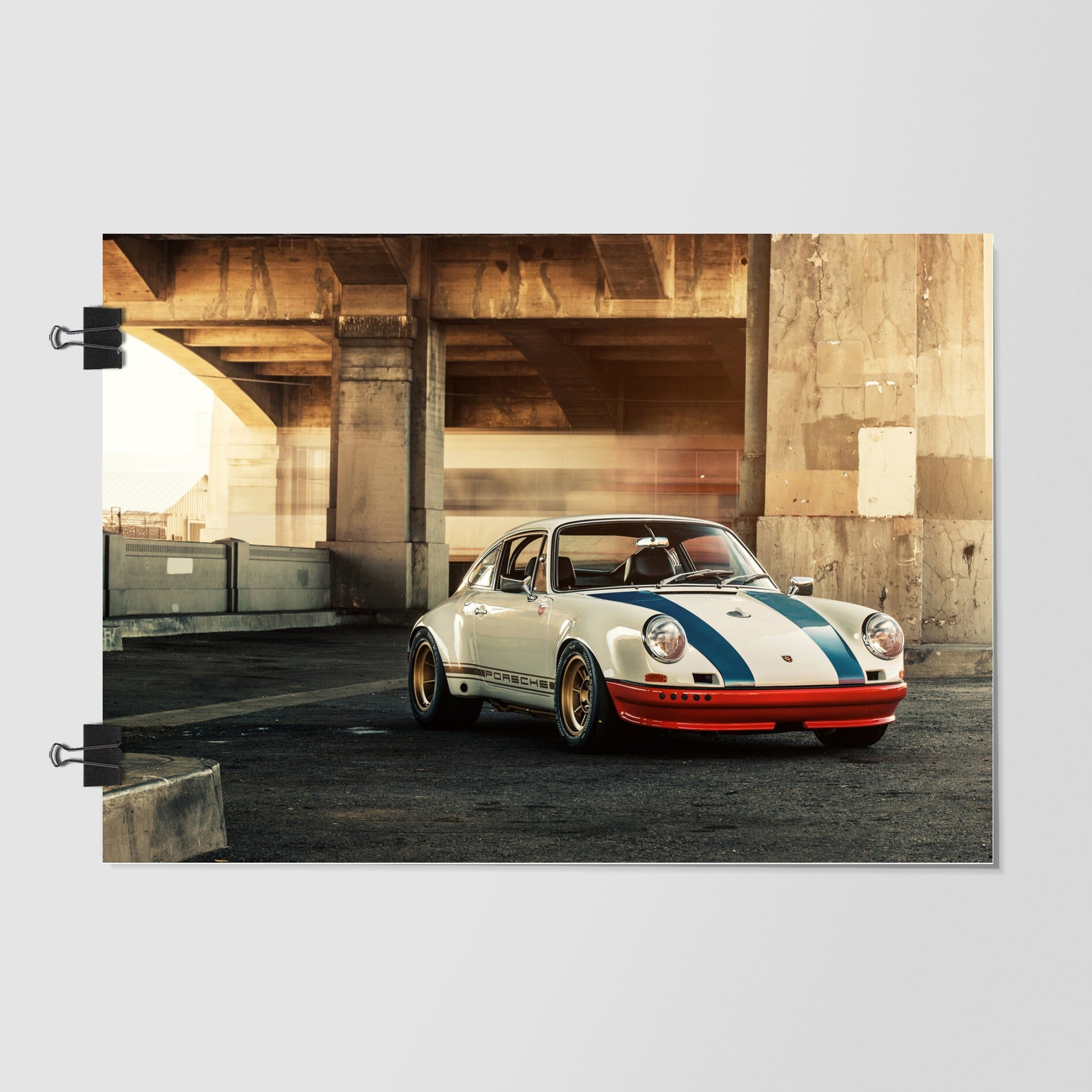 Porsche 911 Gray Studio Shot by Decalz