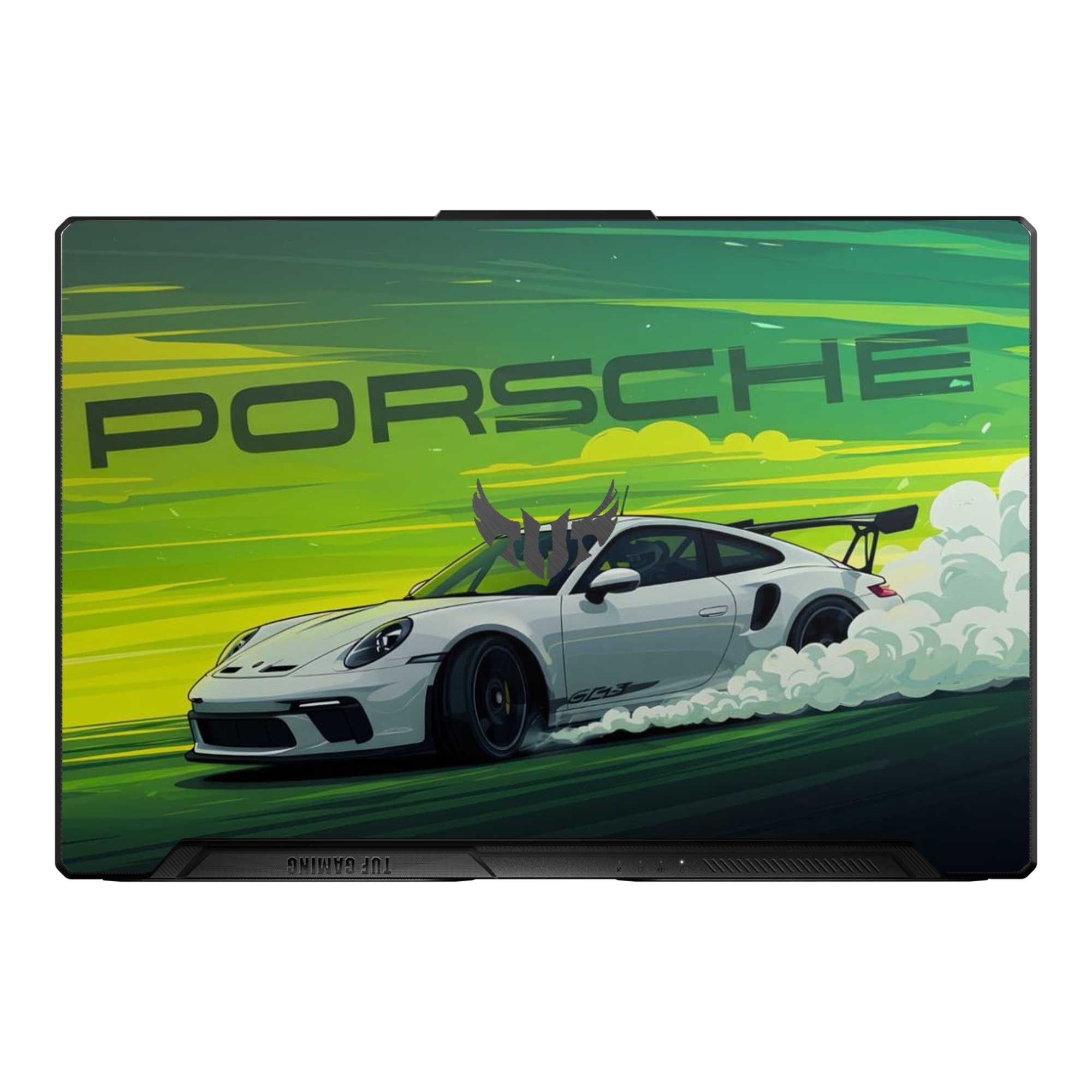 Porsche Green Drift - Laptop Skins