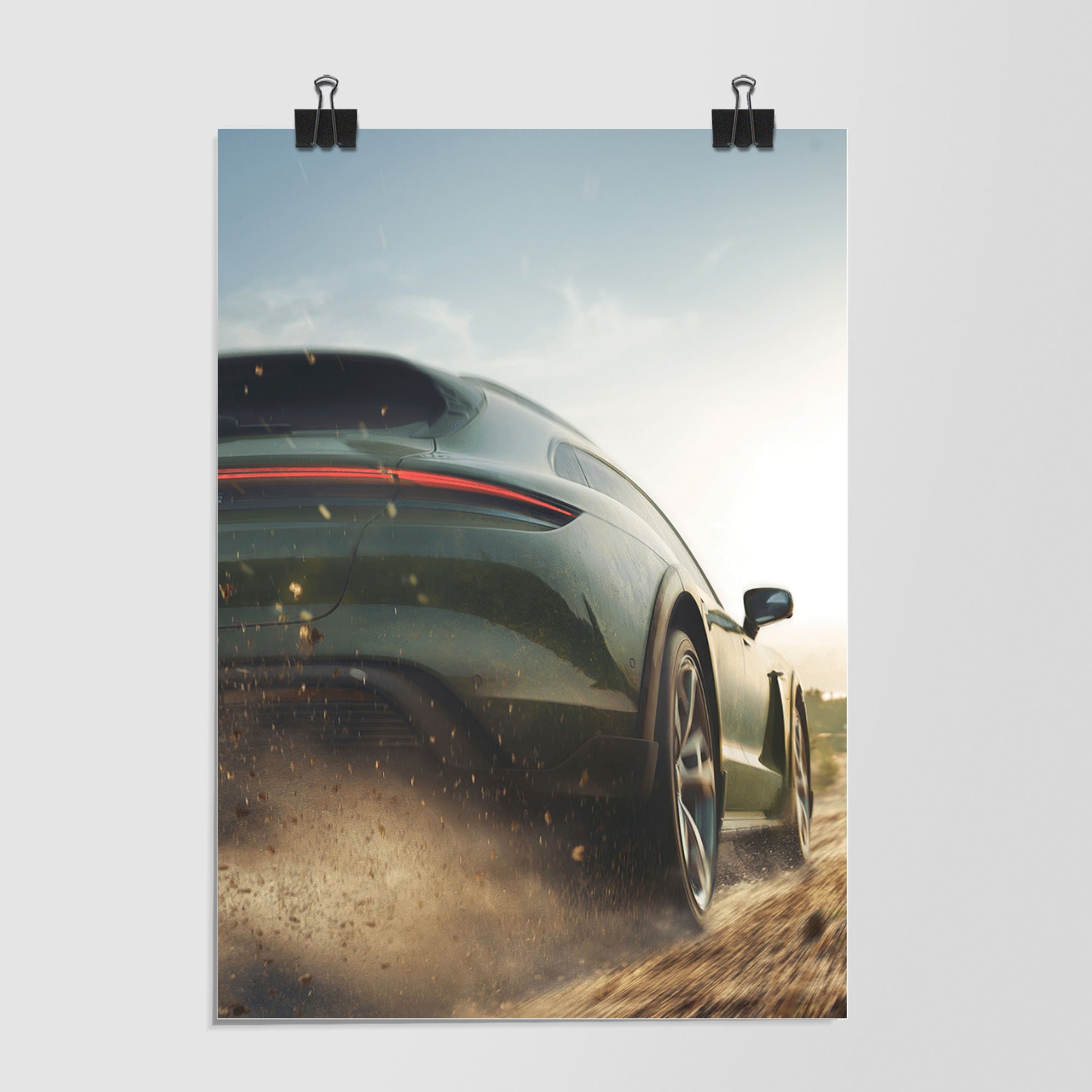 Porsche Taycan Brown by Decalz