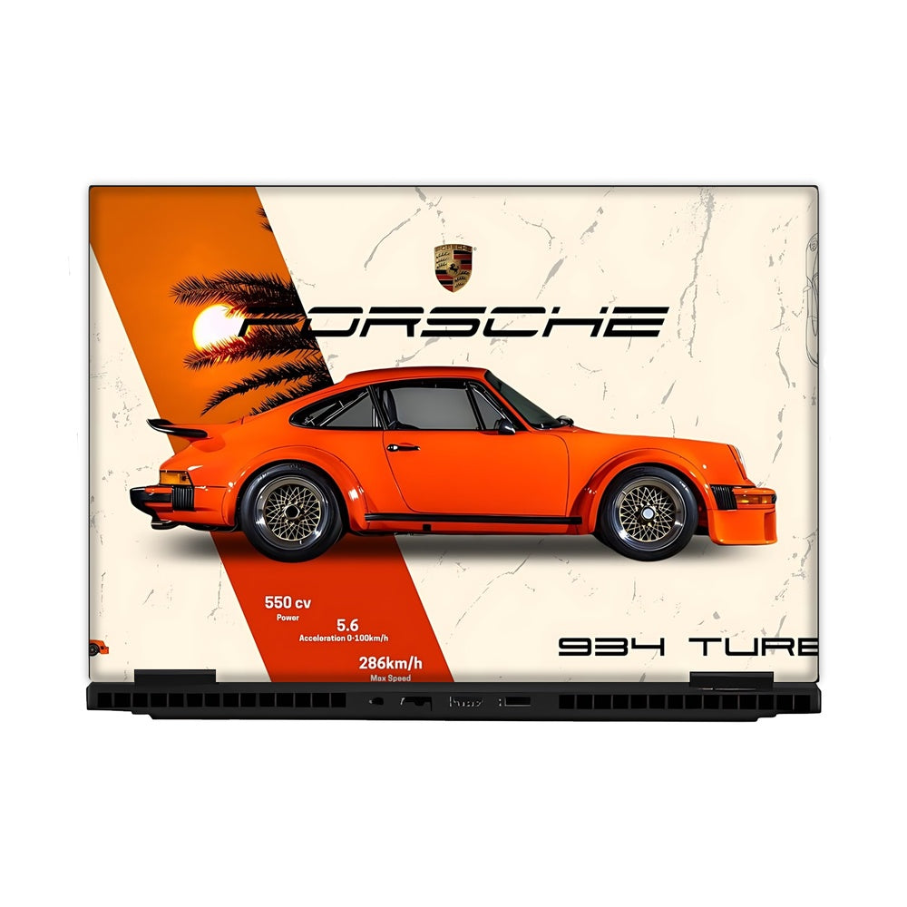 Porsche 934 skin on Hp Omen Gaming 16-AM0241TX by Decalz