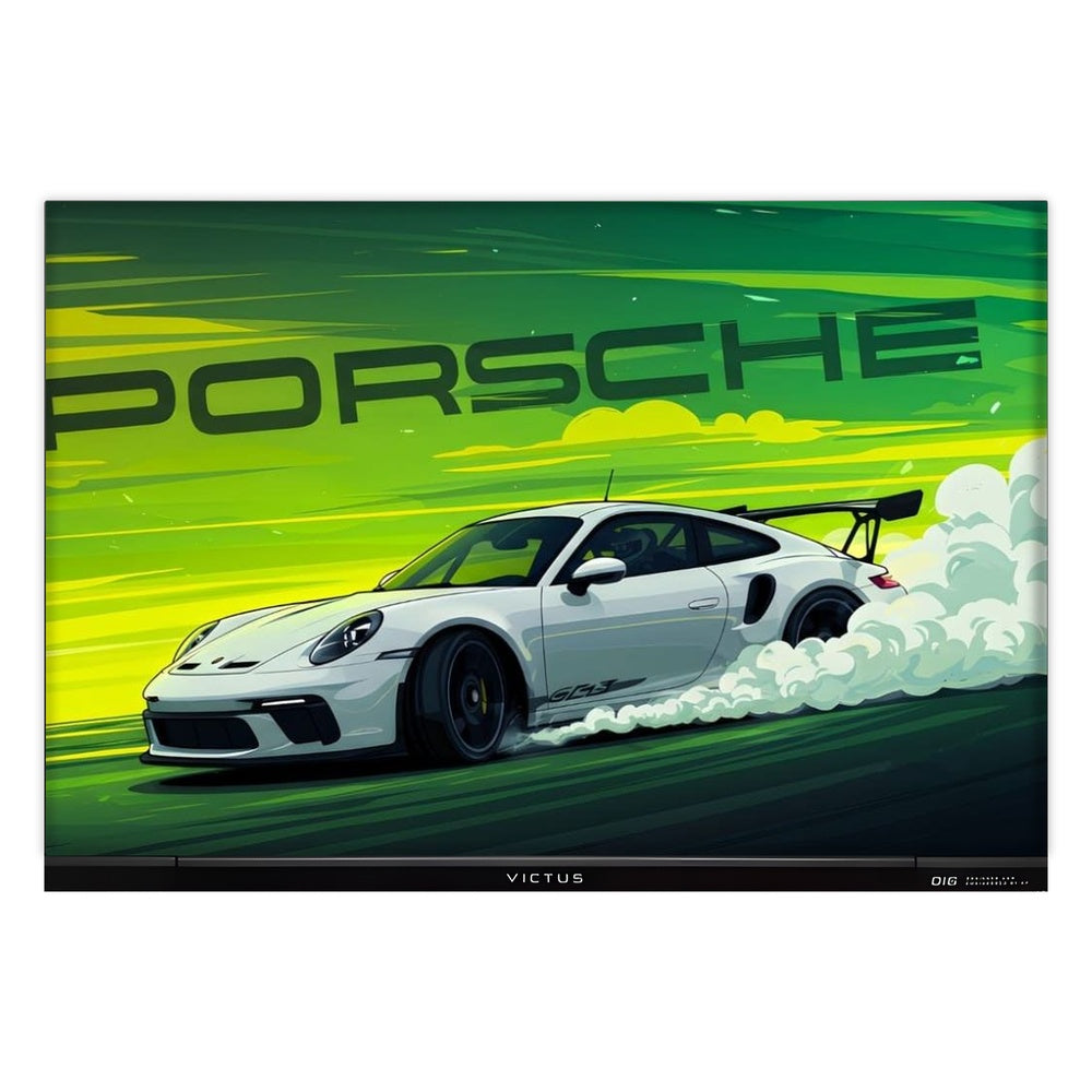 Porsche Green Drift