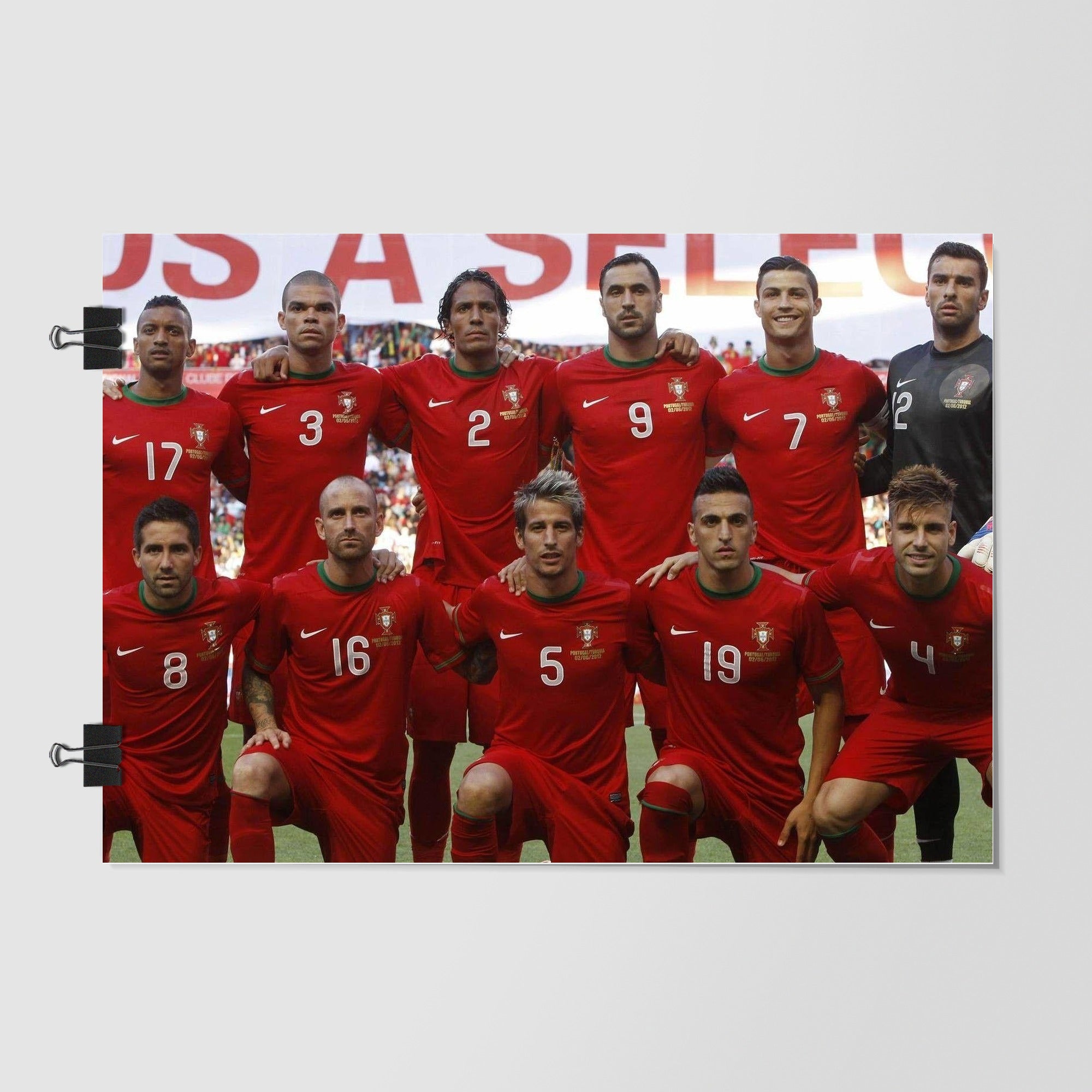 Portugal National Football Team Gray by Decalz
