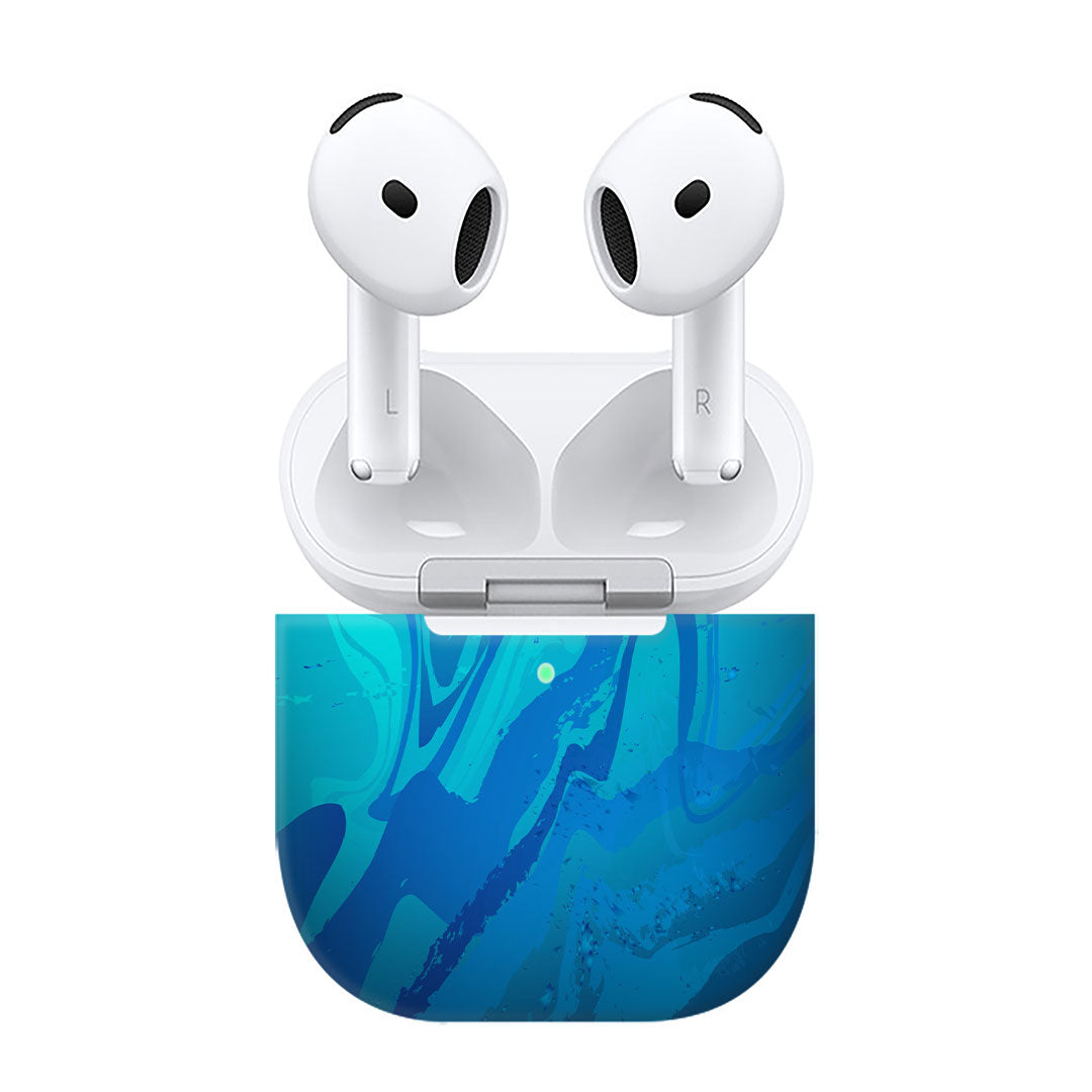 Airpods 4 Poseidon Blue Skins