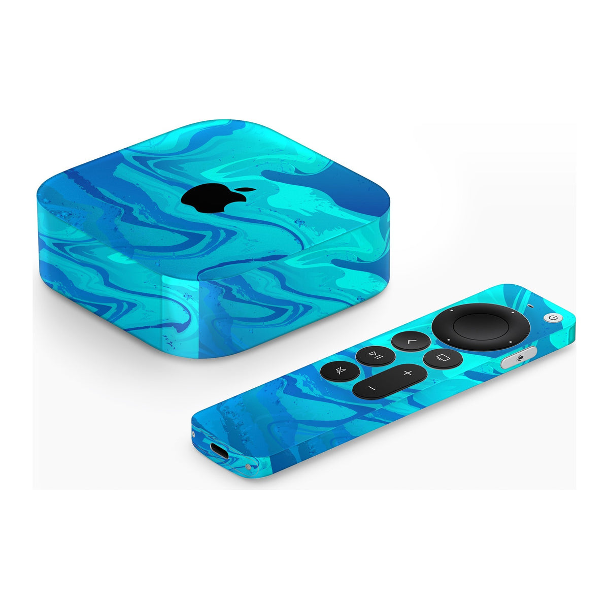 Poseidon Blue Apple TV 4K (2022) skin by Decalz